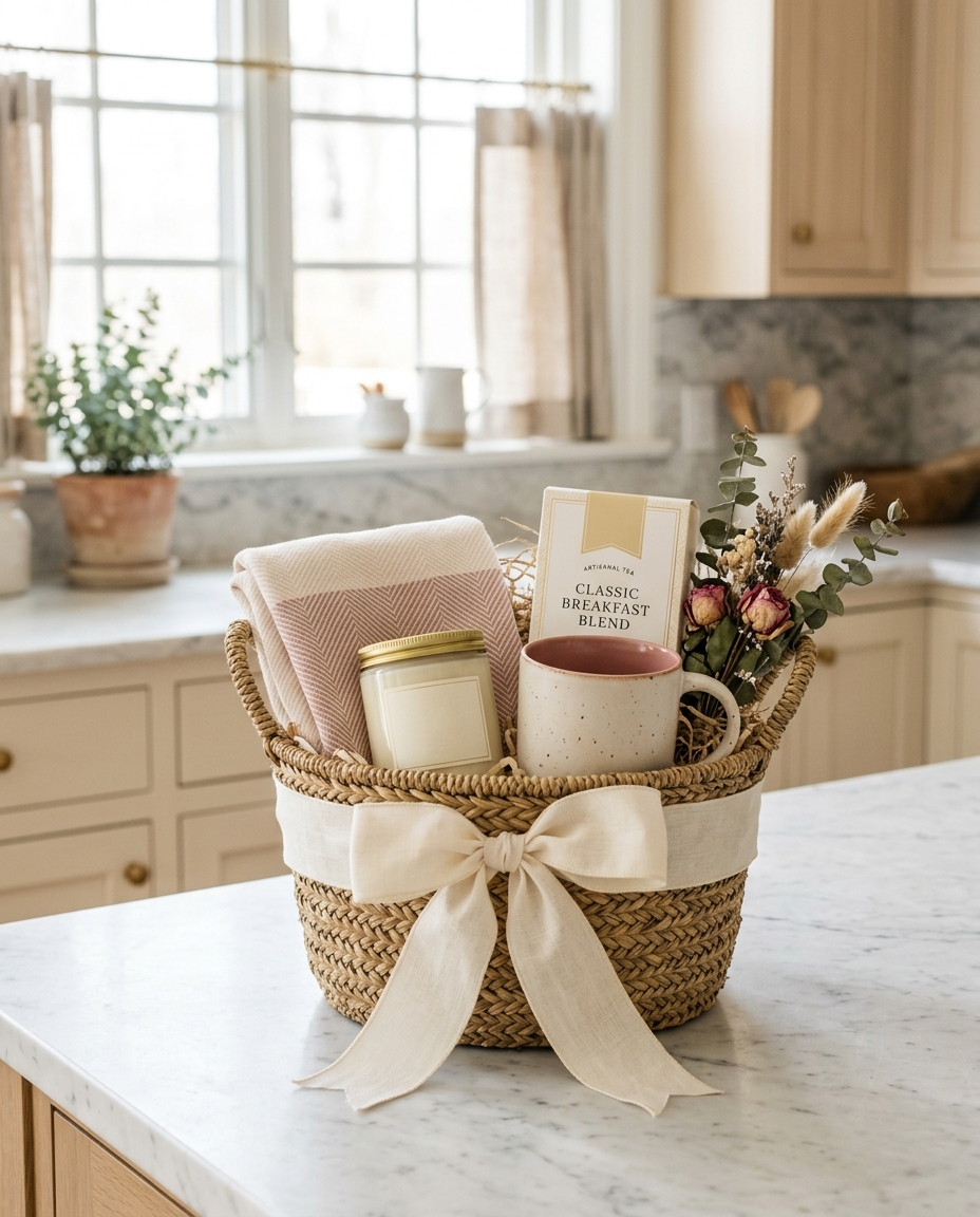 Farmhouse Welcome — gift basket by Hidden View Farm Baskets & Blessings